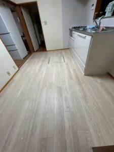 東京都町田市にてキッチン床補強工事 施工後