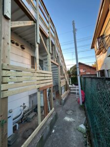 町田市にて雨漏り修理〈雨漏り被害による外壁・躯体解体工事〉 施工後
